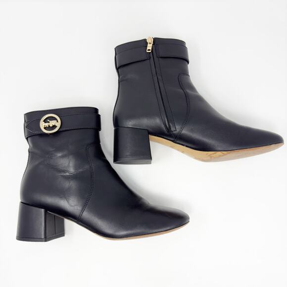 Coach Black Leather Tania Bootie 9.5 - Picture 8 of 14